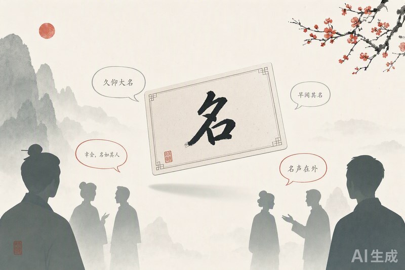 名字先于本人抵达：一张随身携带的名片